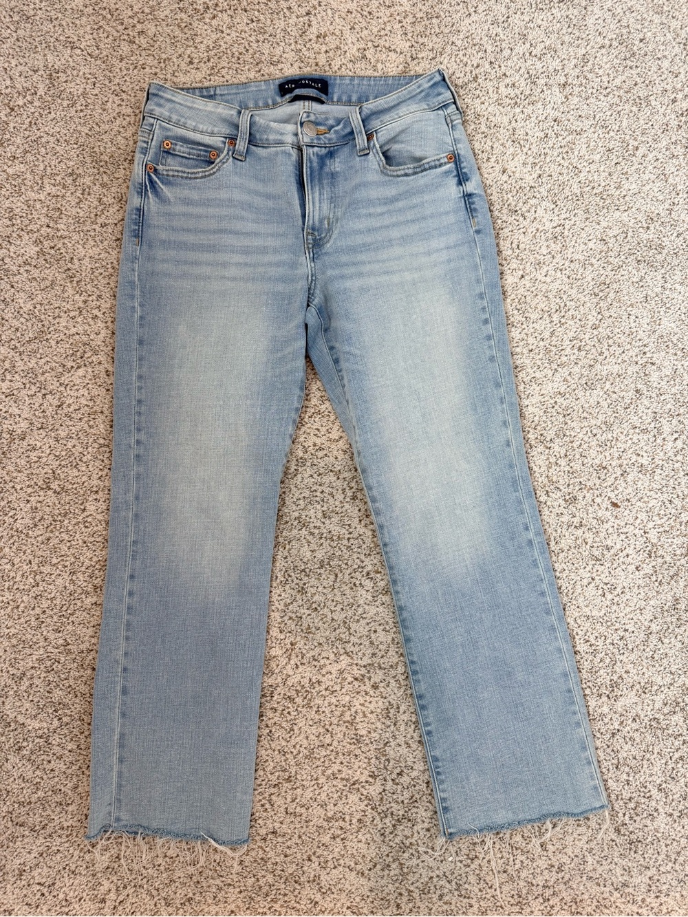 Aeropostale Light Wash Straight-Leg Women's Jeans